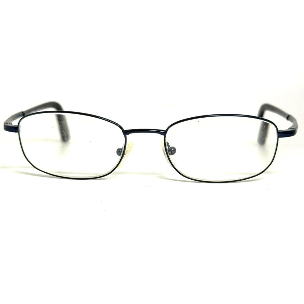 Carrera CA 7195 P20 Navy Blue Metal Oval Eyeglass Frames 52-18-140 Italy